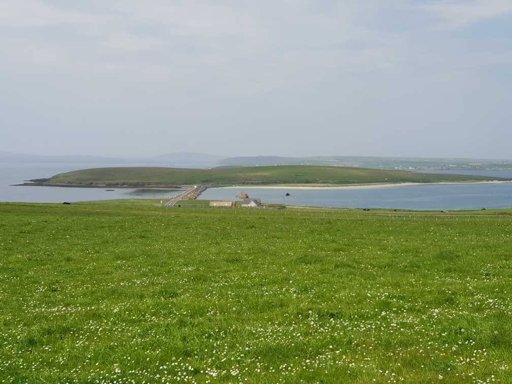 Churchill barriers on Orkney