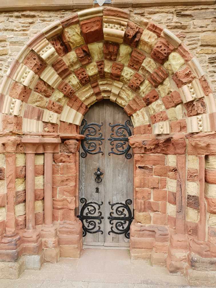Beautiful doorway on St Magnus Cathedral
