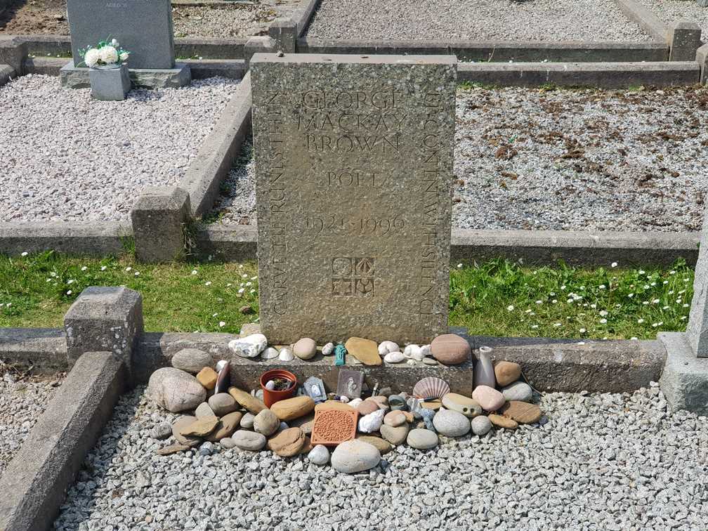 George Mackay Brown"s grave