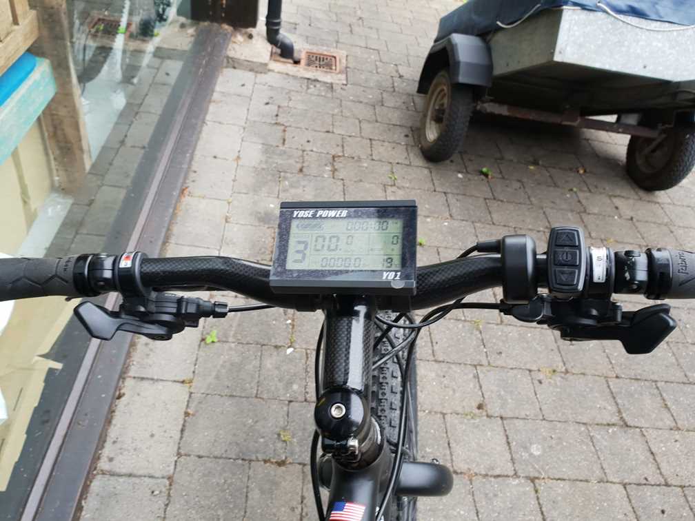 Display on the electric bike