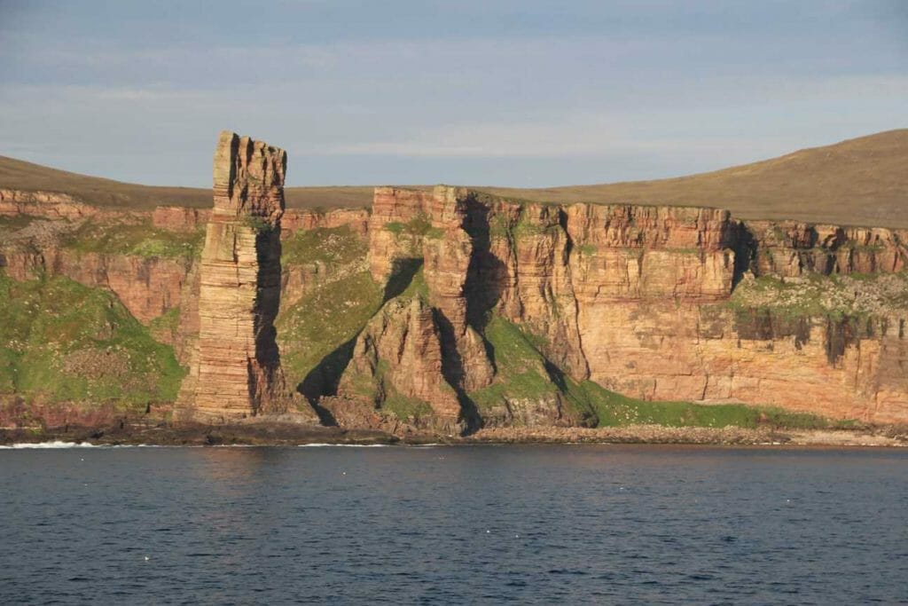 The Old Man of Hoy on a visit to Orkney