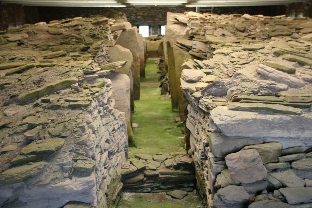 Midhowe Cairn on the Island of Rousay