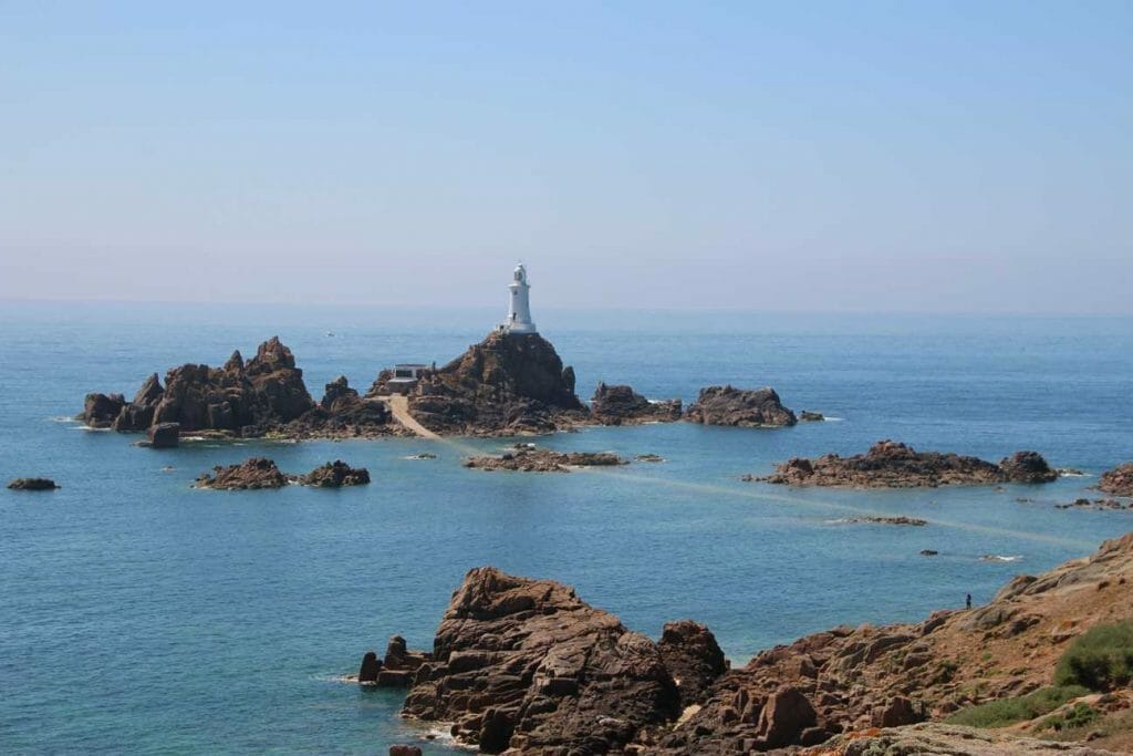 La Corbiere Lighthouse is a must see on Jersey