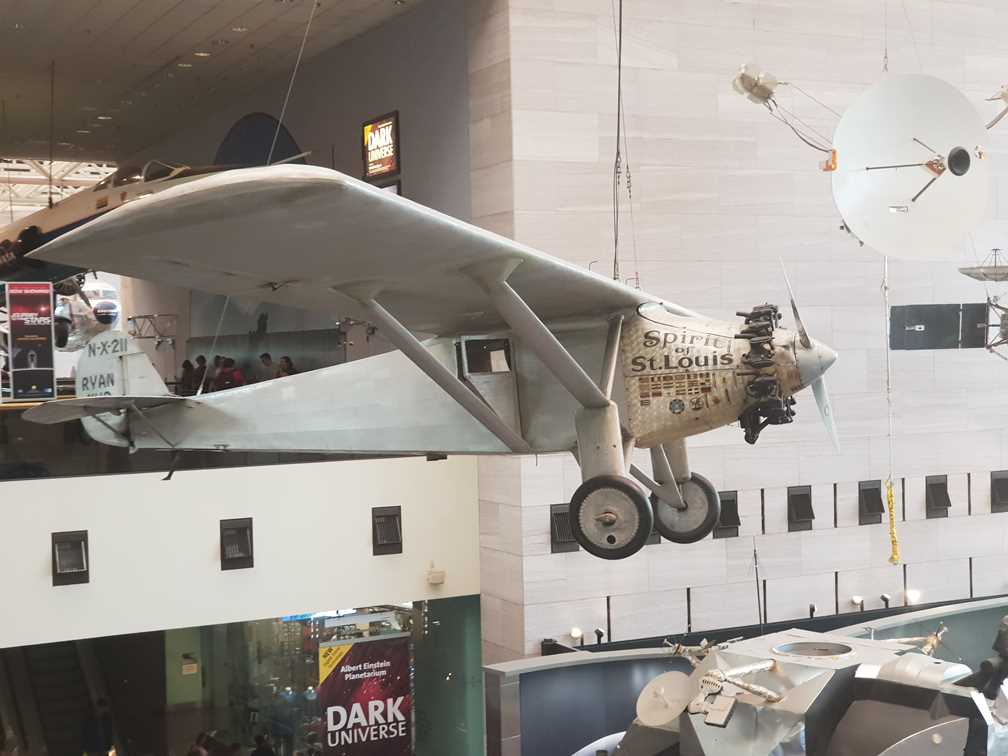The Spirit of St Louis in the National Air and Space Museum