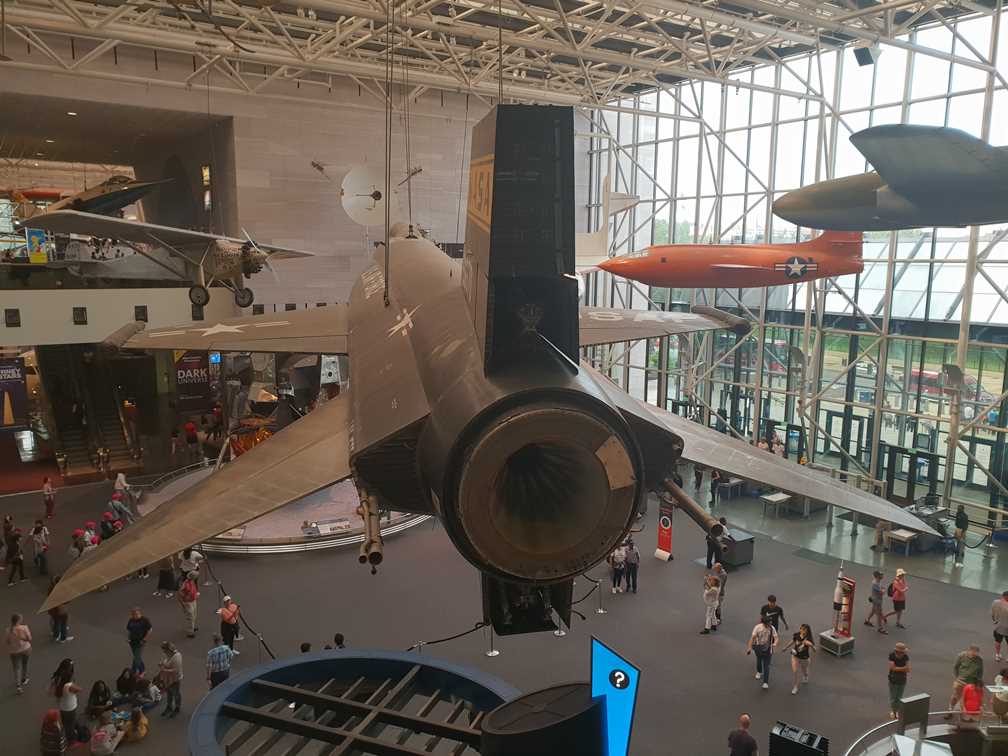 Chuck Yeager's plane in the National Air and Space Museum in Washington DC