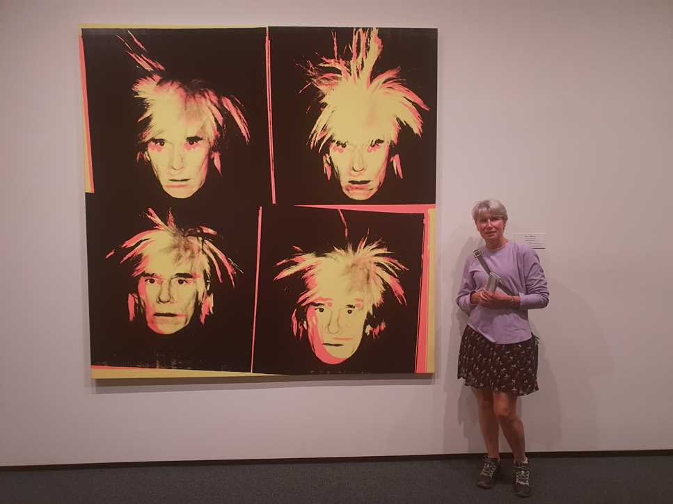Andy Warhol self portraits in the National Gallery