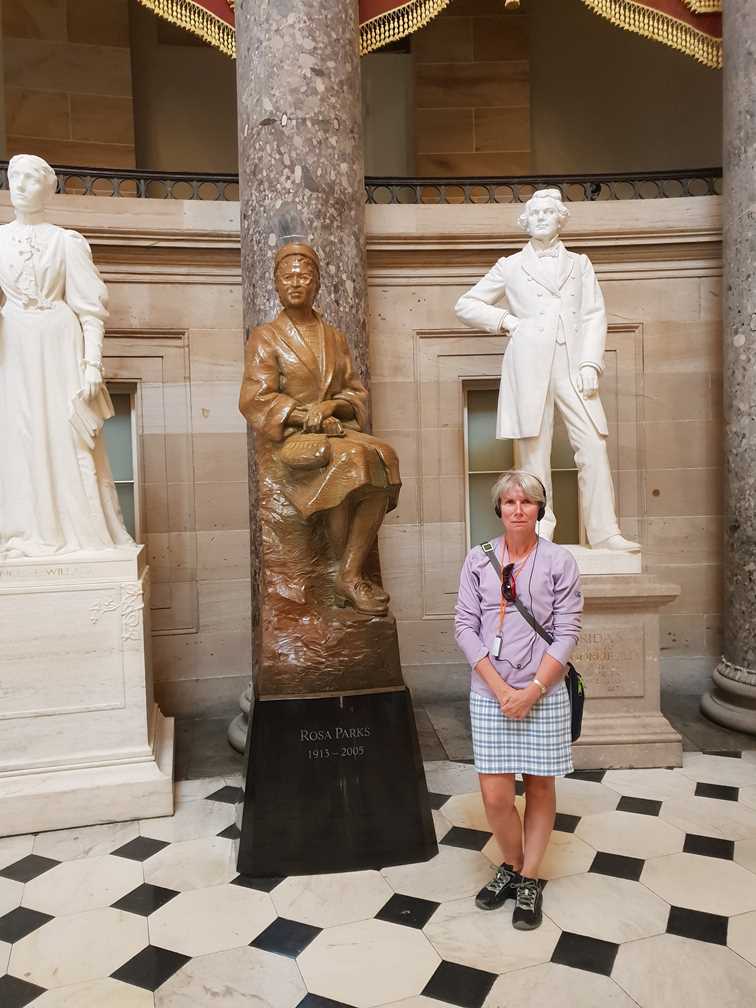 Statue of Rosa Parks in The Capitol