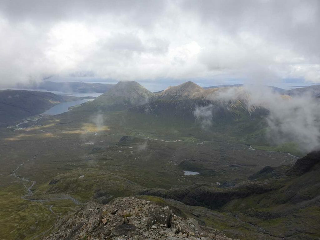 The view from the Cuillins for what to see on Skye