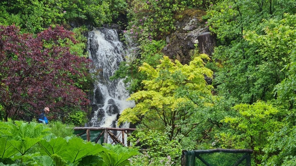 Water fall in Dunvegan Castle grounds