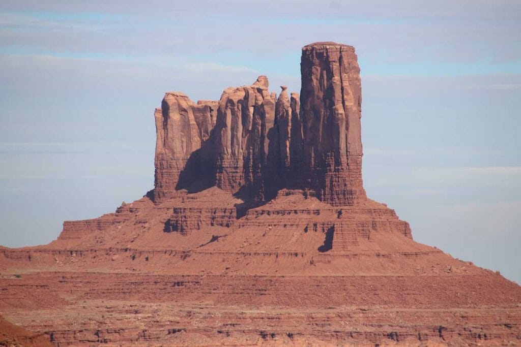 Butte in Monument Valley