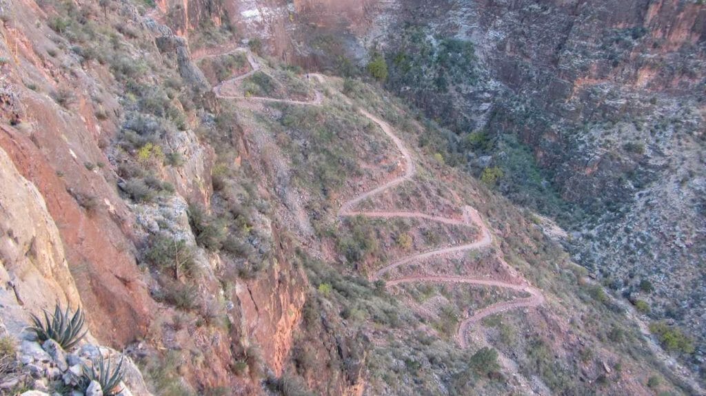 Switchbacks on the trail
