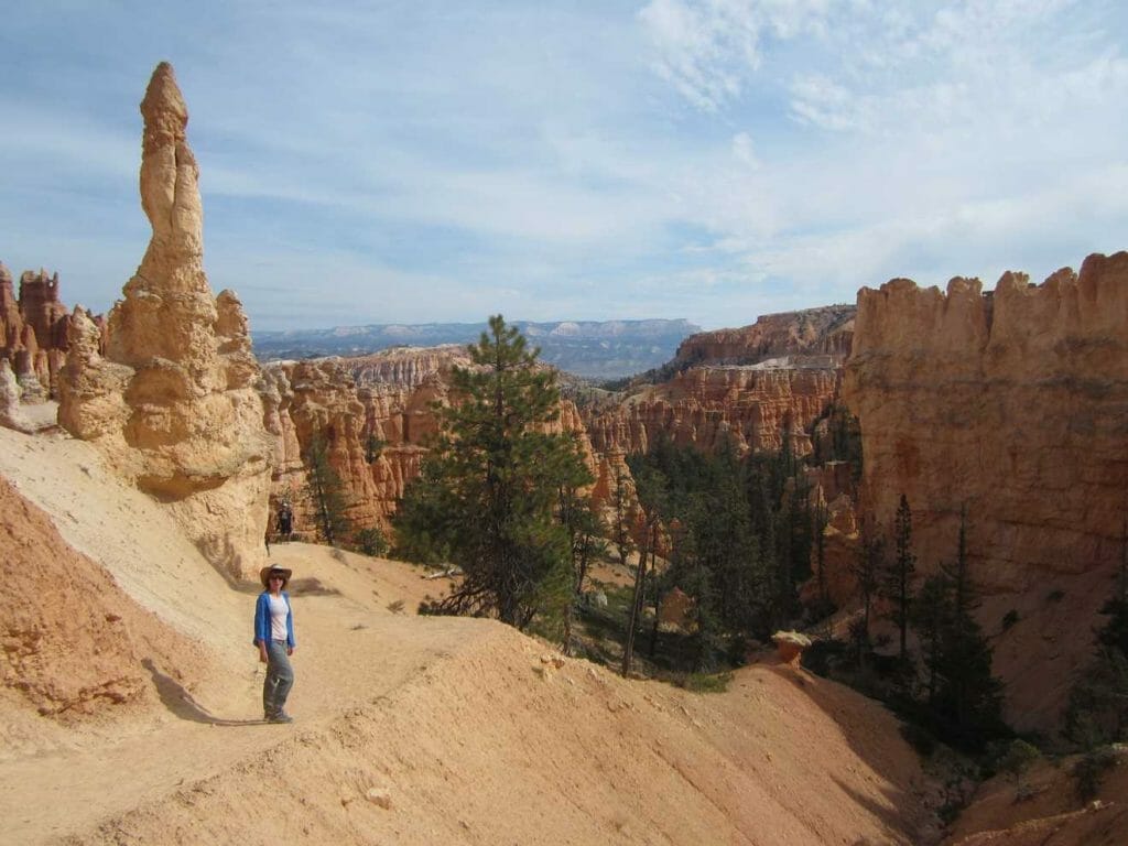 On the trail in Bryce Canyon