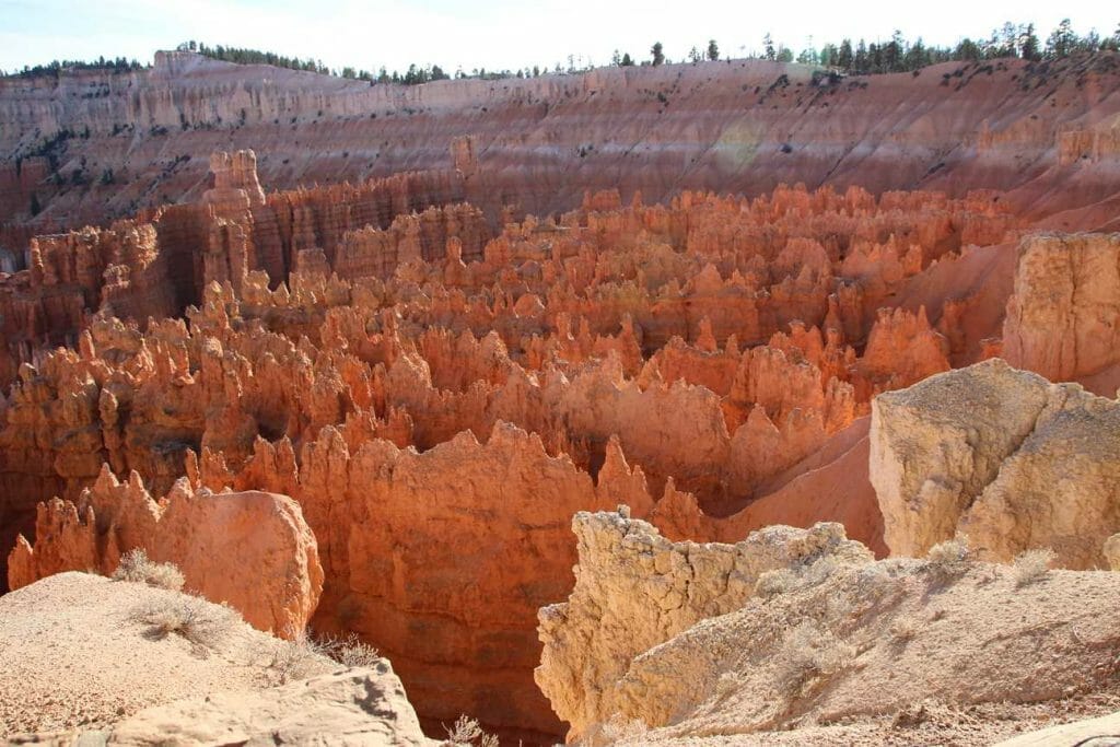 The view over the hoodoos from Sunset Point in Bryce Canyon National Park