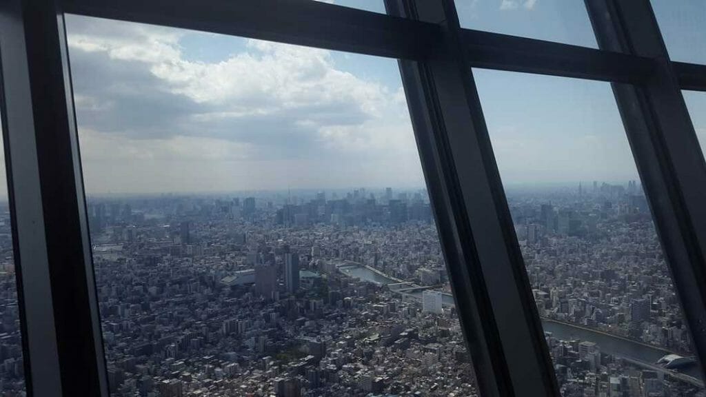 View from sky tree