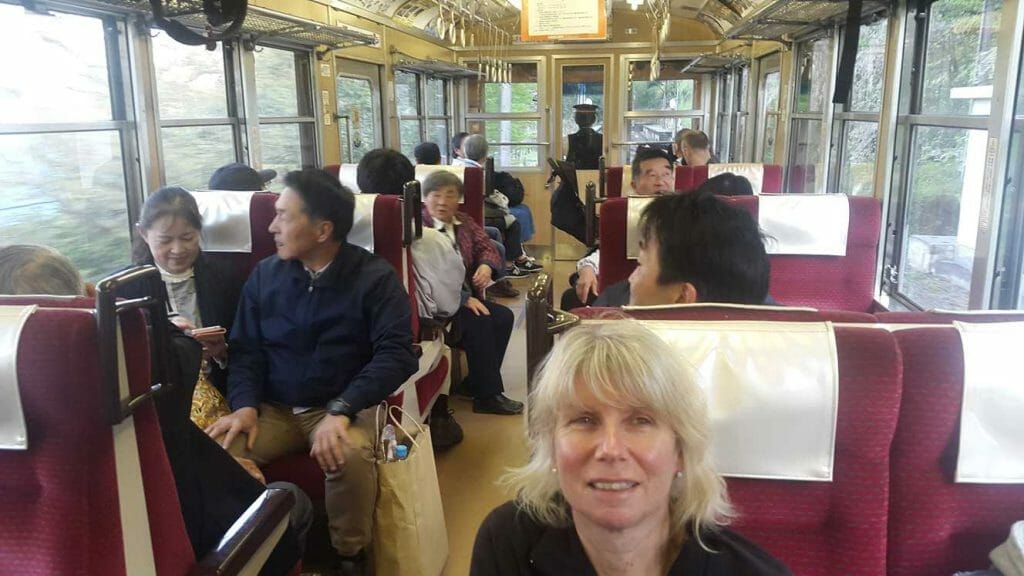 Continuing our tour of Japan on the train