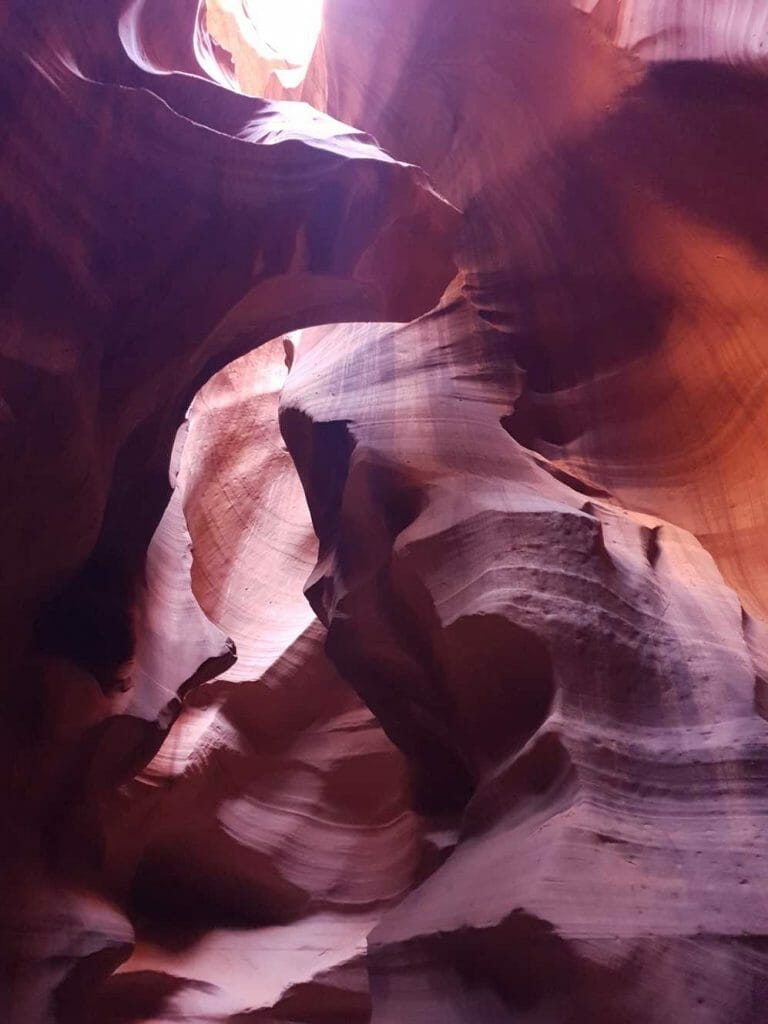 Fabulous shapes inside Antelope Canyon