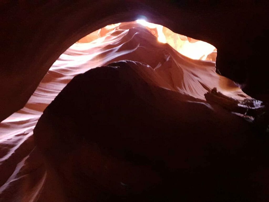 Sights from a tour of Antelope Canyon