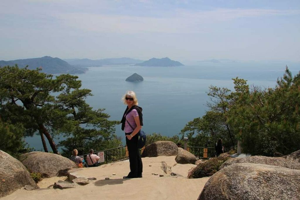 View from the top of Mount Misen