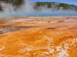 Colourful image of Grand Prismatic Spring