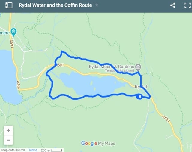 Map of Coffin Route