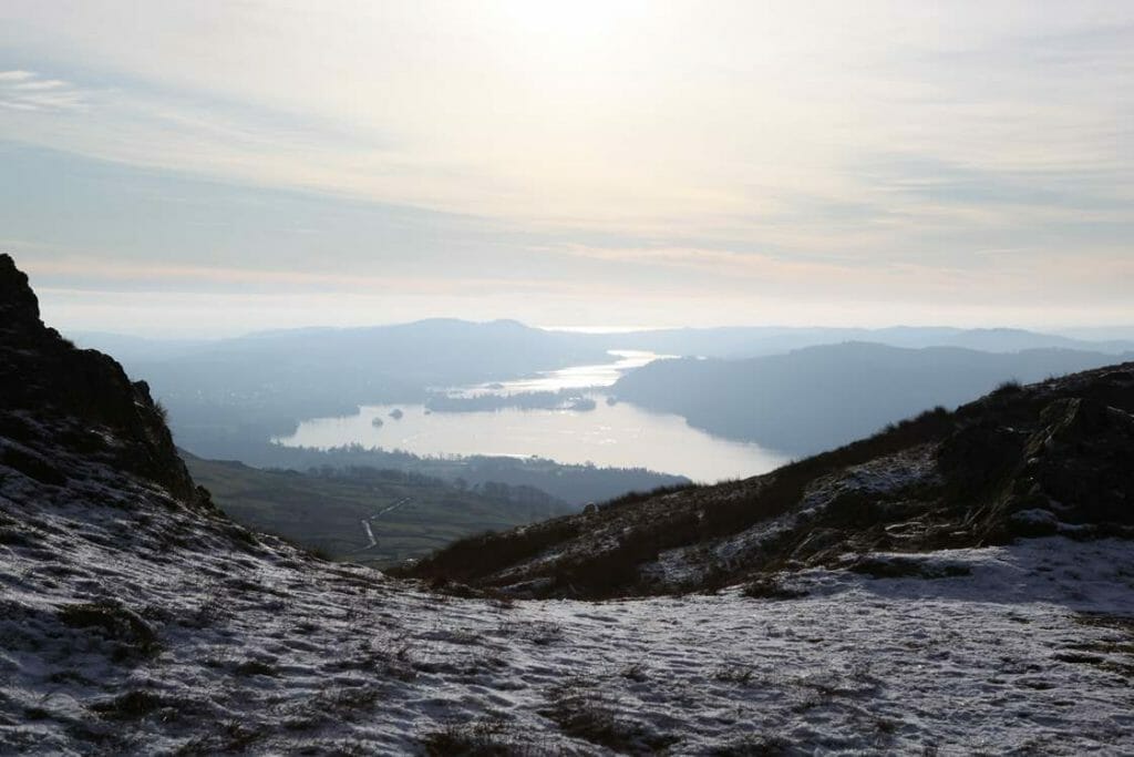 View over Windermere from Wansfell Pike