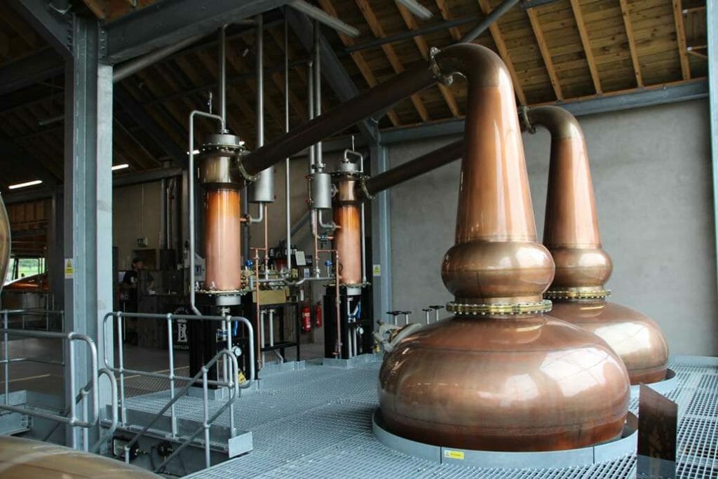 Coppers stills in Lindores Abbey