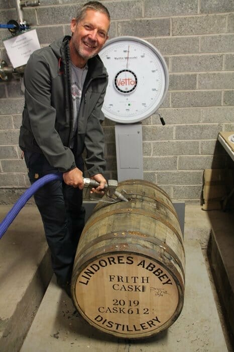 Filling the barrel with new spirit
