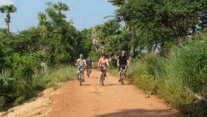 Cambodia by bike group