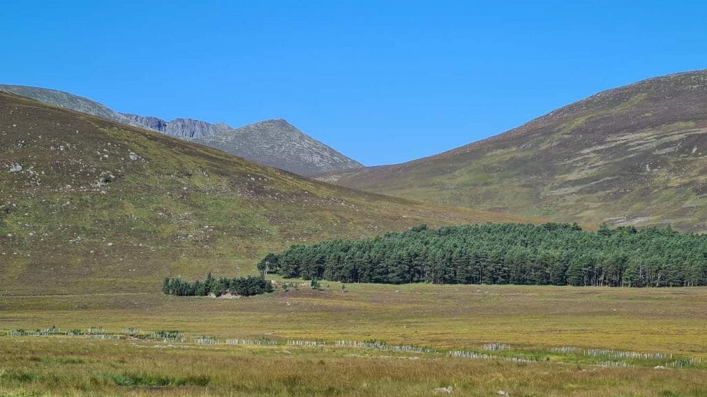 Lochnagar walk, view at the start