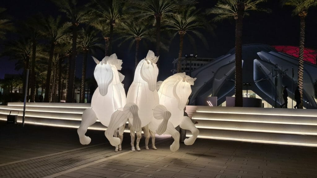 Dancing horses
