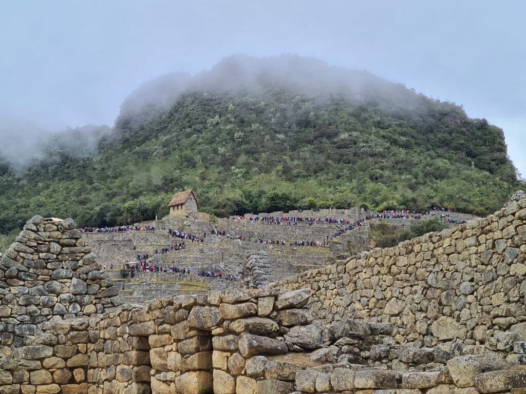 Crowds at Machu Picchu