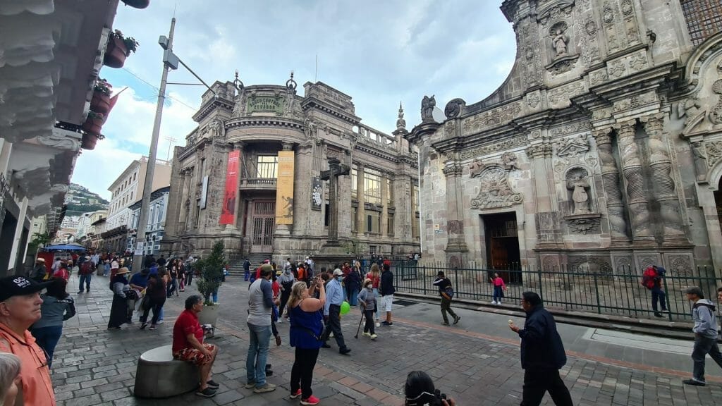 Architecture in old town Quito