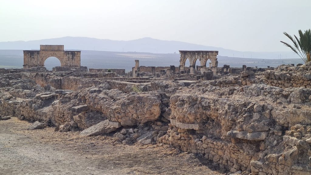 View over the ruins of Volubilis